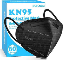 KN95 Mask Particulate Black Respirator Disposable, BX/60