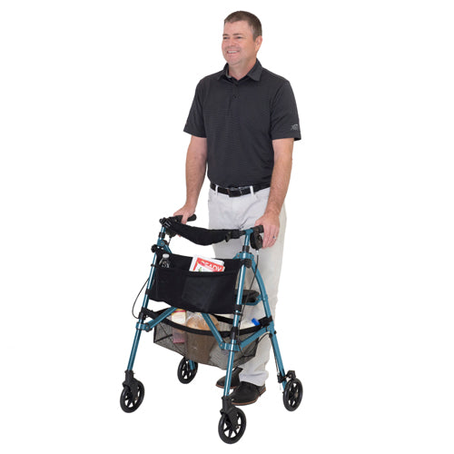 EZ Fold-N-Go Rollator - Cobalt Blue  (each) - Precision Lab Works