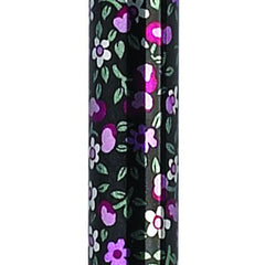 Folding Cane Pistol Grip  Adj. Black Floral  33  - 37 - Precision Lab Works