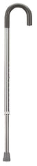 Aluminum Cane Silver Standard Handle Adjustable - Precision Lab Works