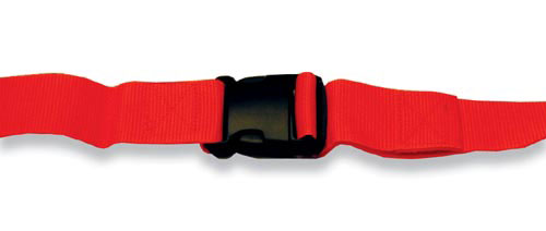 Stretcher & Backboard Strap Quick-Release  9'  Orange - Precision Lab Works