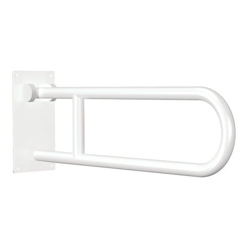 Flip-Up Grab Bar  White Powder Coat  Standard - Precision Lab Works