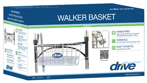 Snap-On Walker Basket for Folding Walkers - Precision Lab Works