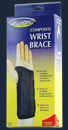 Composite Wrist Brace  Right Large  Wrist Circum: 7ó - 8ó - Precision Lab Works