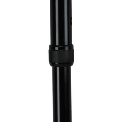 Cane  Soft Foam Offset Handle  Blue Jay  Black with Strap - Precision Lab Works