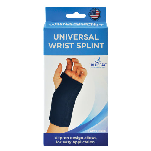 Blue Jay Wrist Splint  Black Universal - Precision Lab Works