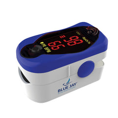 Comfort Finger Tip Pulse Oximeter  Blue Jay Brand - Precision Lab Works