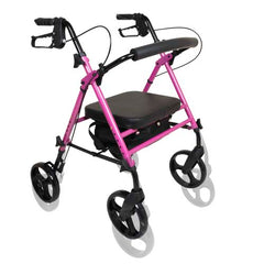 Rollator  Aluminum  Height Adjustable  Pink - Precision Lab Works