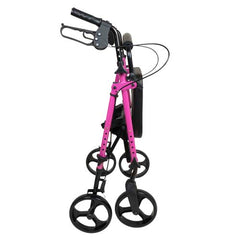 Rollator  Aluminum  Height Adjustable  Pink - Precision Lab Works